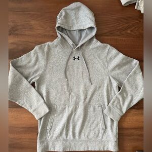 Under Armour Men's Light Gray Hoodie, Small